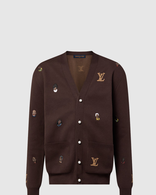 [LOUIS VUITTON-루이비통]엠브로이더드 코튼 가디건 1AFIUX
