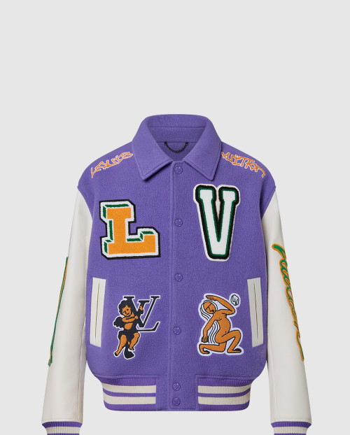 [LOUIS VUITTON-루이비통]멀티 패치 믹스드 레더 바시티 블루종 1AAHH5