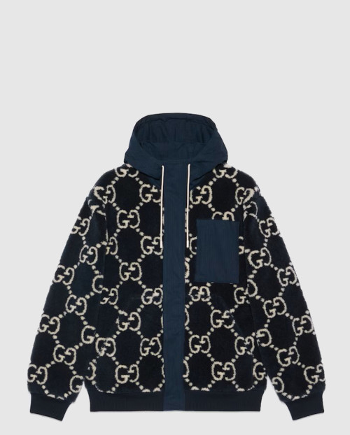 [GUCCI-구찌]GG 퍼지 패브릭 자카드 재킷 771121