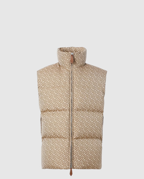 [BURBERRY-버버리]모노그램 프린트 패딩 조끼 80585431