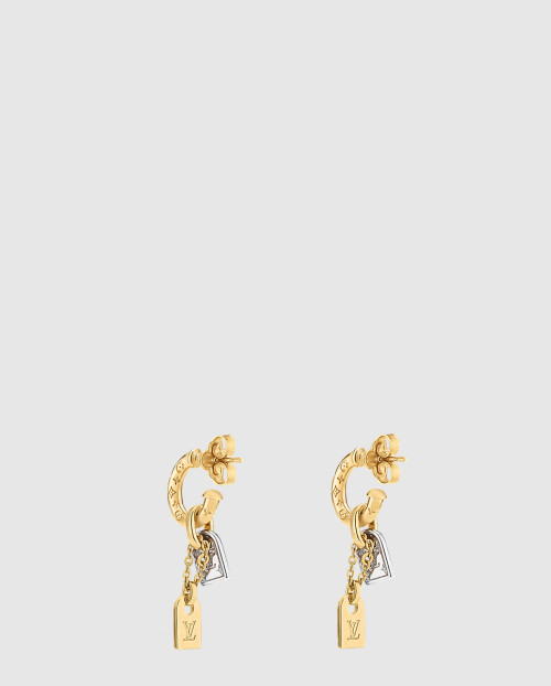 [LOUIS VUITTON-루이비통]프레셔스 나노그램 택 귀걸이 M00607