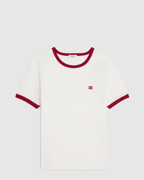 [CELINE-셀린느]트리옹프 티셔츠 코튼 저지 오프 2X92K6