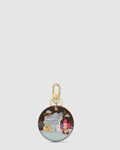 [LOUIS VUITTON-루이비통]일러스트 Xmas 뉴욕 키 홀더 M00874