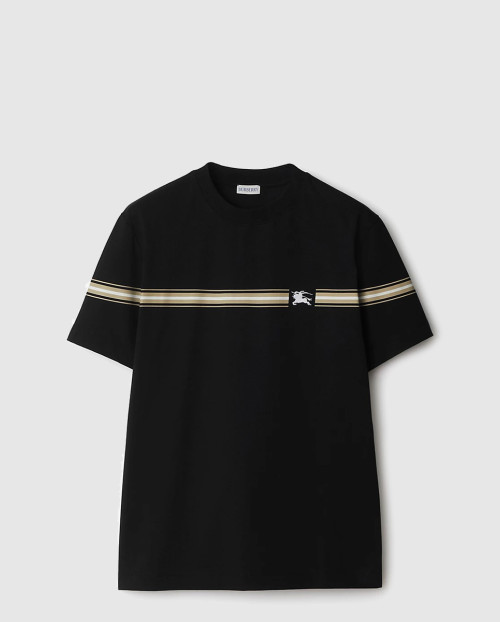 [BURBERRY-버버리]스트라이프 코튼 티셔츠 80910261