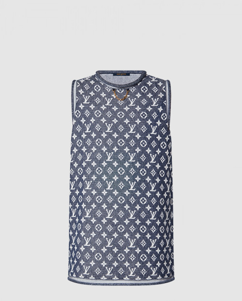 [LOUIS VUITTON-루이비통]모노그램 자카드 니트 드레스 1AFEJO