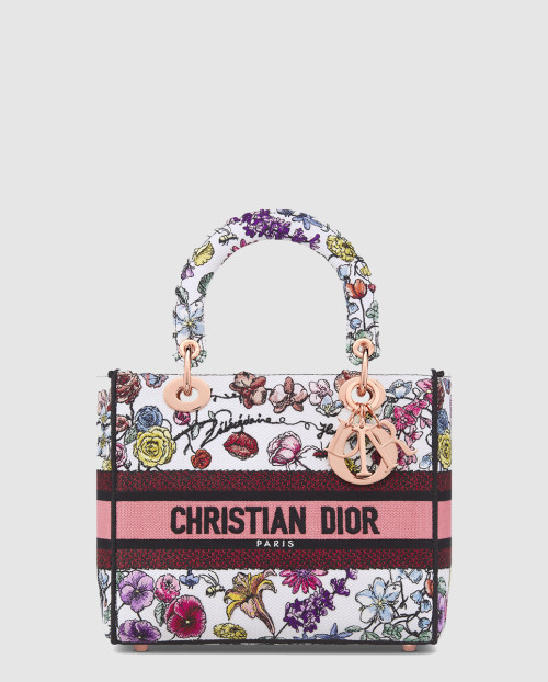 [DIOR-디올]레이디백 램스킨 미듐 M0565