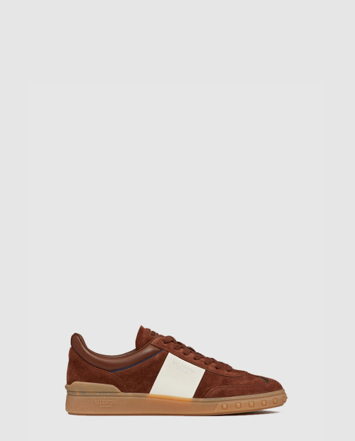 [VALENTINO-발렌티노]송아지 가죽 로우탑 스니커즈