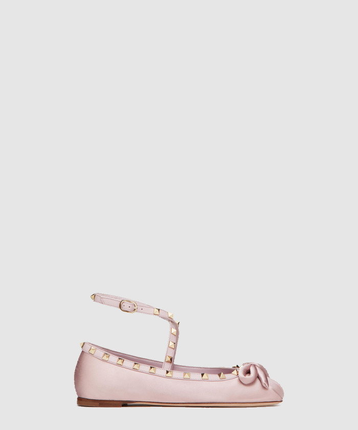 레플리카|이미테이션 valentino-발렌티노락스터드-새틴-발레리나-1