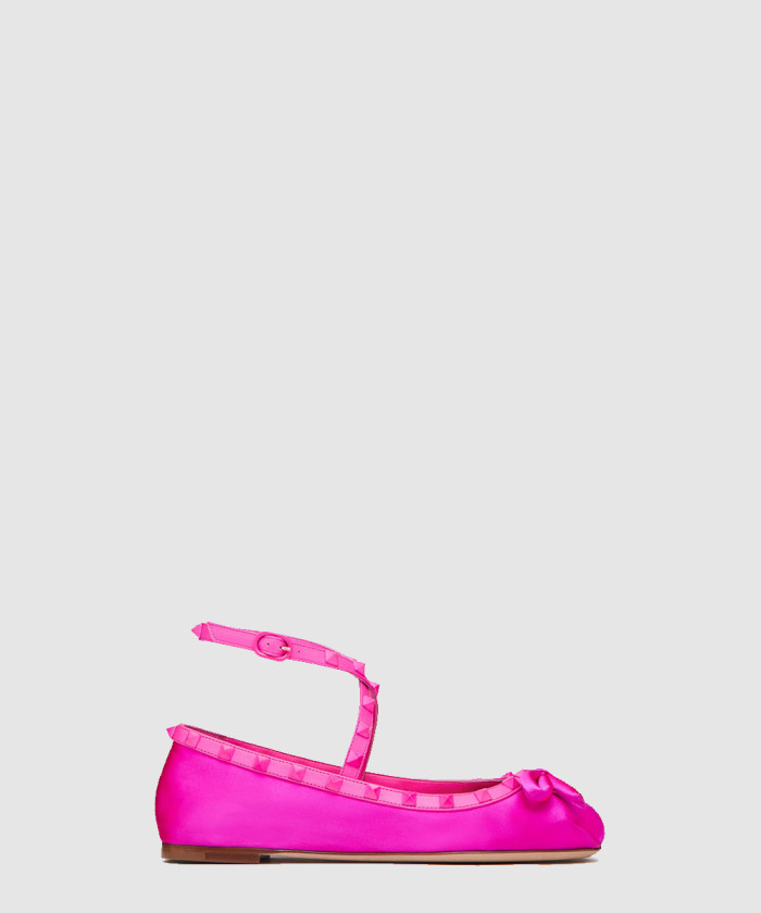 레플리카|이미테이션 valentino-발렌티노스터드-새틴-발레리나