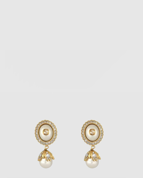 [GUCCI-구찌]인터로킹 G 펄 귀걸이 753926