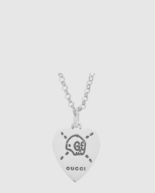 [GUCCI-구찌]고스트 하트 목걸이 455540