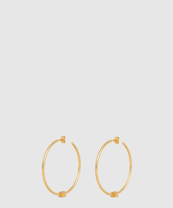 [CELINE-셀린느]트리옹프 라지 후프 귀걸이 460YP6