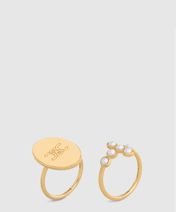 [CELINE-셀린느]트리옹프 포크 반지 460QO6