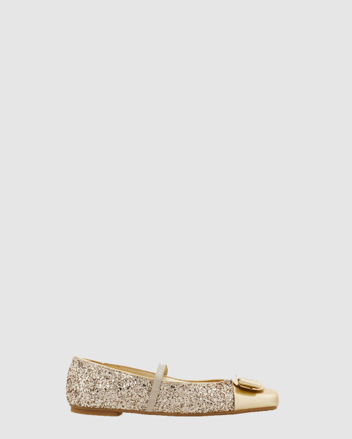 [FERRAGAMO-페레가모]뉴 바라 플레이트 발레 플랫 01J185