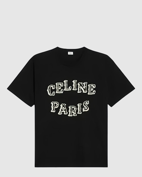 [CELINE-셀린느]웨스턴 레터링 로고 티셔츠 2X24J6
