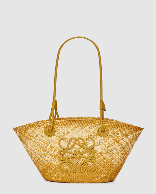 [LOEWE-로에베]이라카 팜 및 카프스킨 소재의 스몰 애너그램 바스켓백