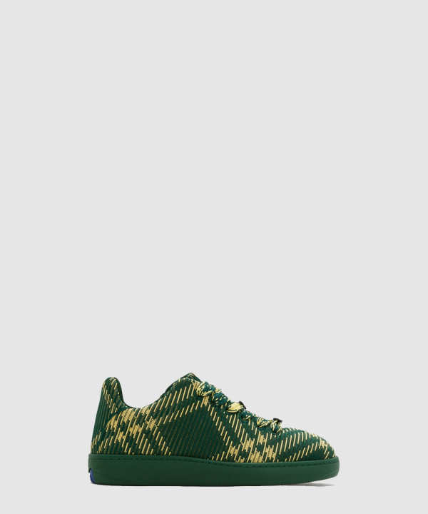 [BURBERRY-버버리]체크 니트 박스 스니커즈 80815861