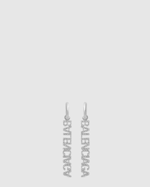 [BALENCIAGA-발렌시아가]타이포 미러 귀걸이 724372