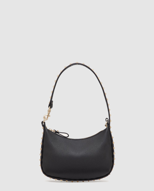 [VALENTINO-발렌티노]그레인 송아지 가죽 미니 호보 클러치