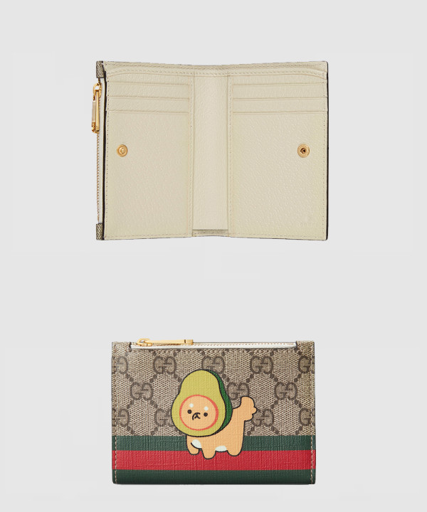 [GUCCI-구찌]애니멀 프린트 장지갑 736758