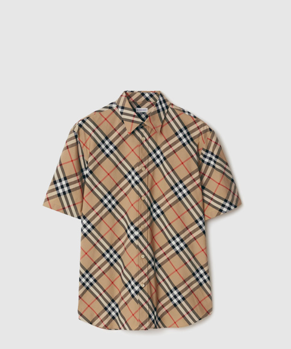 [BURBERRY-버버리]체크 코튼 셔츠 80876371