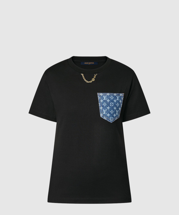[LOUIS VUITTON-루이비통]모노그램 포켓 티셔츠 1AFYOQ