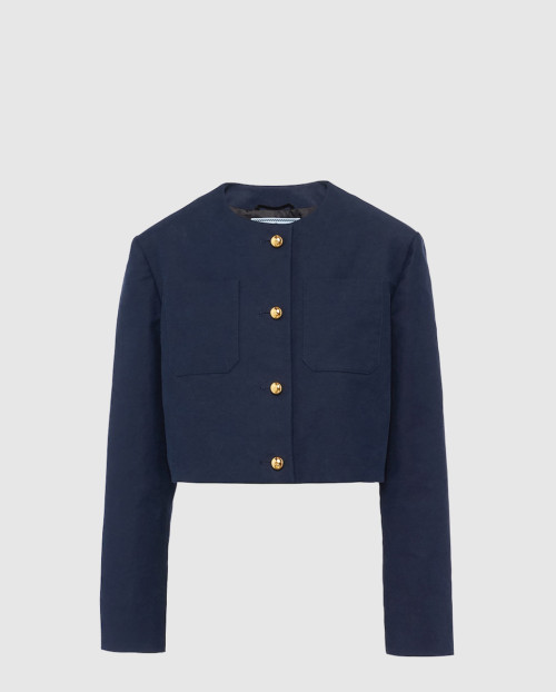 [PRADA-프라다]싱글브레스트 트리코틴 재킷 P540O1