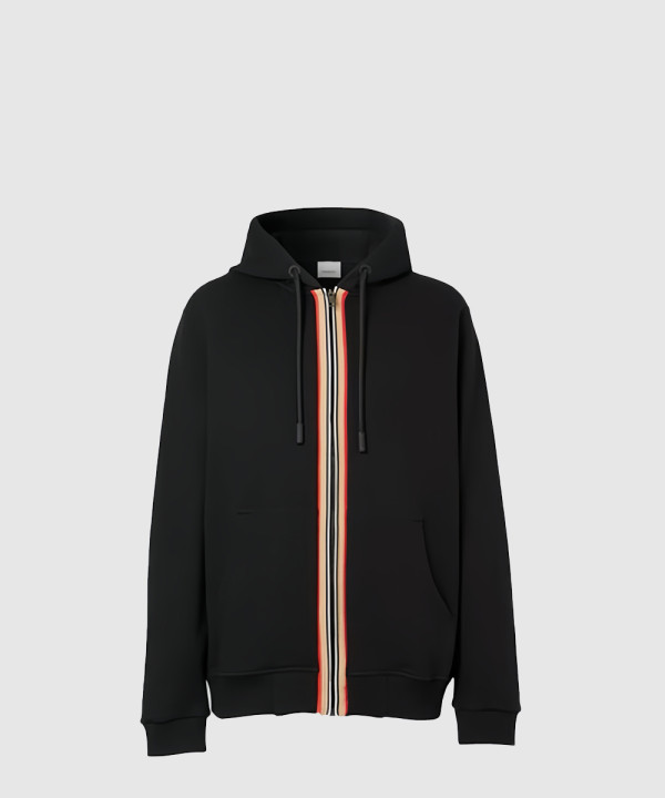 [BURBERRY-버버리]스트라이프 코튼 후디 집업 후드 80333911