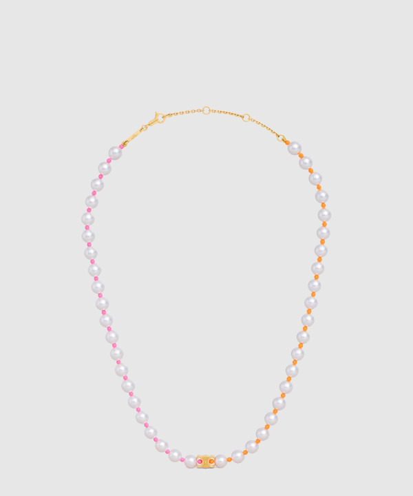 [CELINE-셀린느]플라쥬 펄 목걸이 460XM6