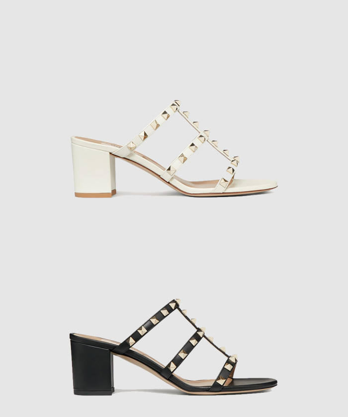레플리카|이미테이션 valentino-발렌티노송아지-가죽-락스터드-슬라이드-샌들