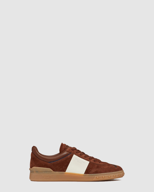 [VALENTINO-발렌티노]송아지 가죽 로우탑 스니커즈
