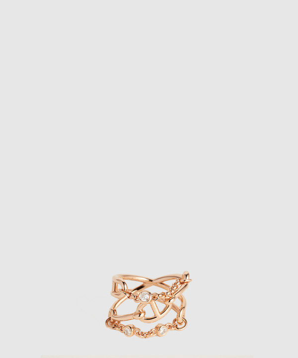 [HERMES-에르메스]Chaine d'ancre Chaos 반지