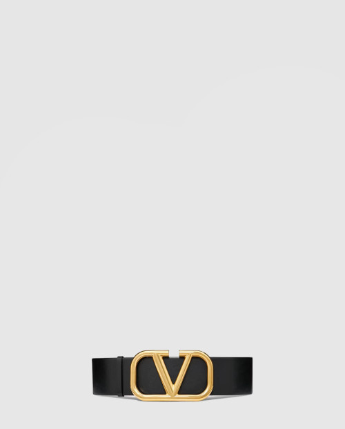 [VALENTINO-발렌티노]유광 송아지 가죽 브이로고 시그니처 리버시블 벨트