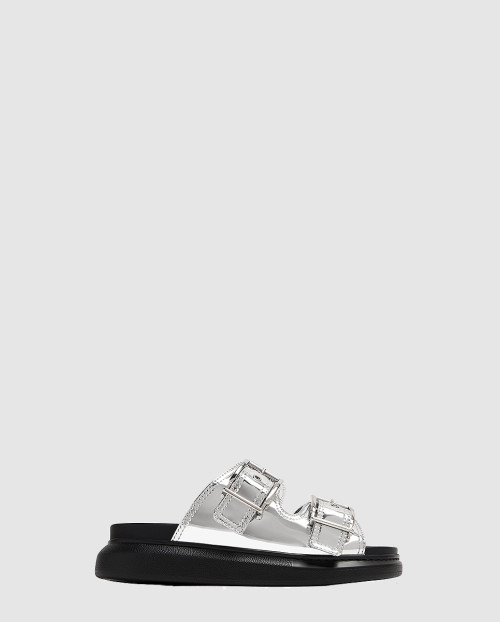 [MCQUEEN-알렉산더맥퀸]샌들 메탈릭 008842