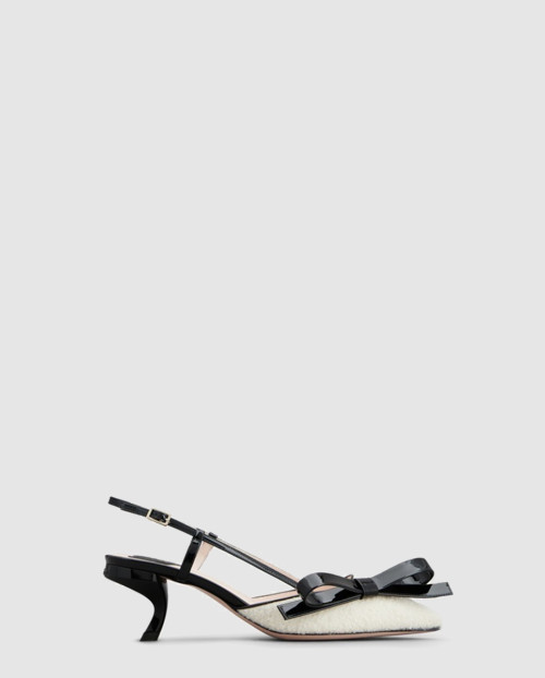 [ROGER VIVIER-로저비비에]패브릭 스트랩 펌프스 6383