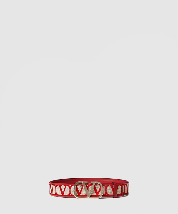 [VALENTINO-발렌티노]V 로고 벨트