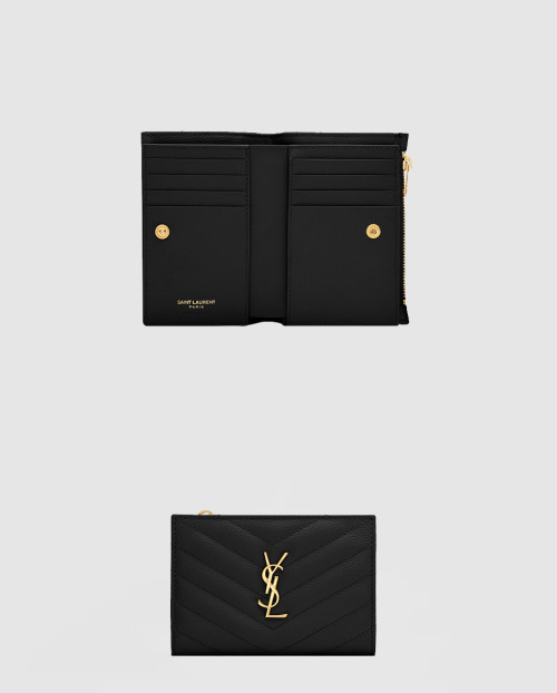 [SAINT LAURENT-생로랑]투파트 지퍼 중지갑 668287