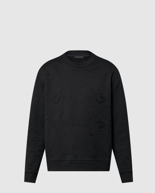 [LOUIS VUITTON-루이비통]엠브로이더드 코튼 저지 크루넥 1AFXO7