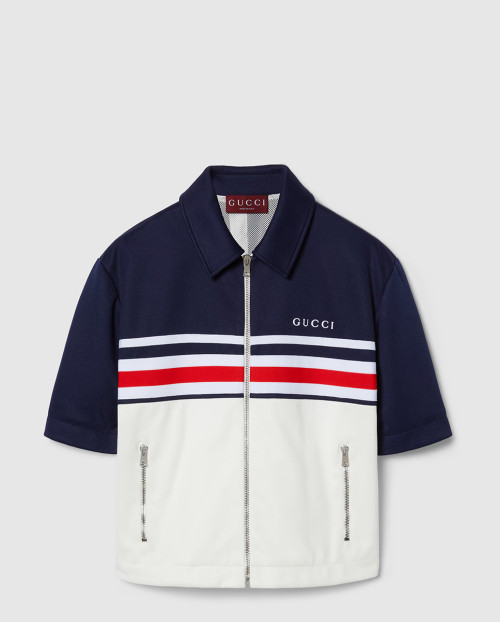 [GUCCI-구찌]테크니컬 저지 지퍼 재킷 오프 785492