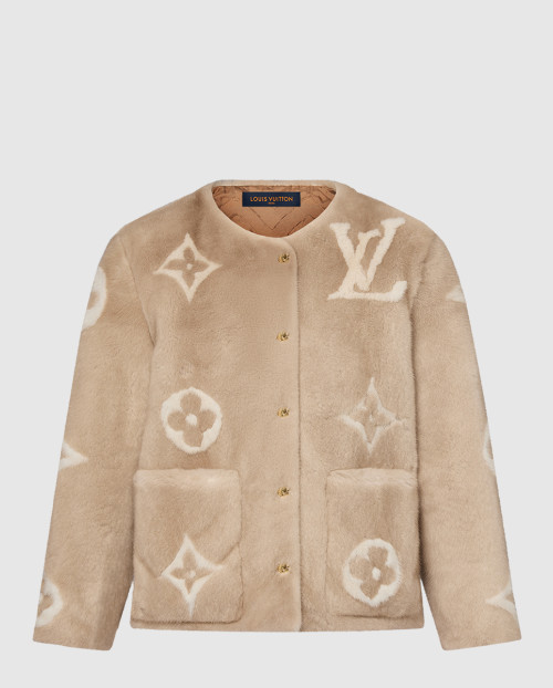 [LOUIS VUITTON-루이비통]칼라리스 모노그램 밍크 재킷 1AFTI8