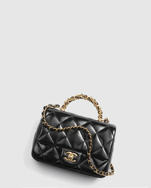 [CHANEL-샤넬]핸들 장식의 미니 플랩백 AS5032