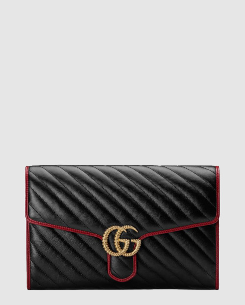 [GUCCI-구찌]GG 마몬트 마틀라세 클러치 498079
