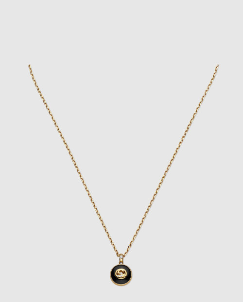 [GUCCI-구찌]인터로킹 18k 체인 목걸이 789340