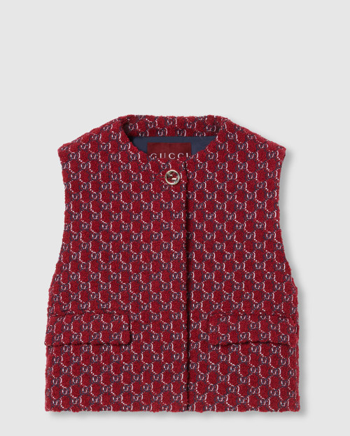 [GUCCI-구찌]GG 부클레 베스트 자켓 790220