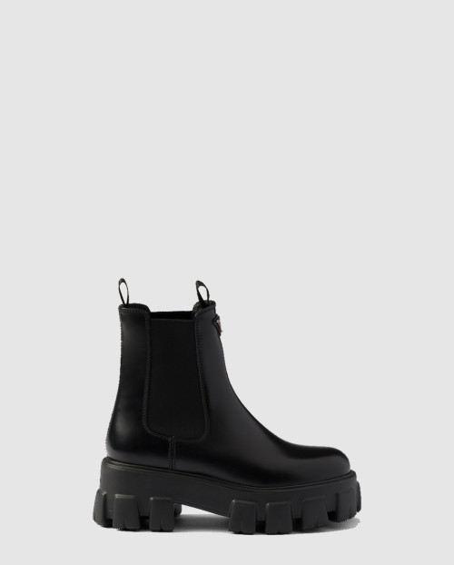 [PRADA-프라다]모놀리스 브러쉬드 가죽 첼시 부츠 1T256N