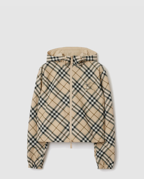 [BURBERRY-버버리]크롭 리버시블 체크 재킷 80990291