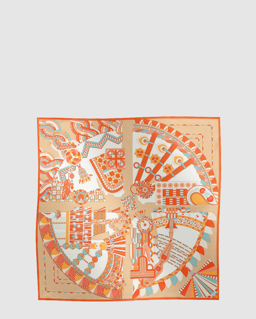 [HERMES-에르메스]Haute Parure 스카프 90