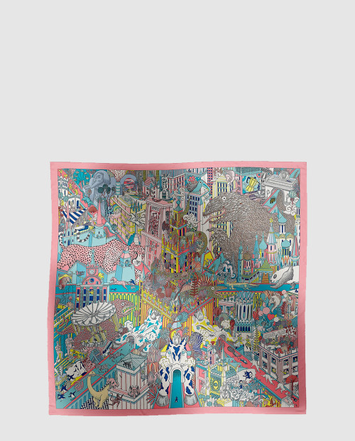 [HERMES-에르메스]Animapolis 스카프