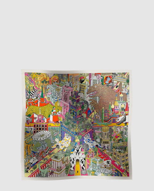 [HERMES-에르메스]Animapolis 스카프