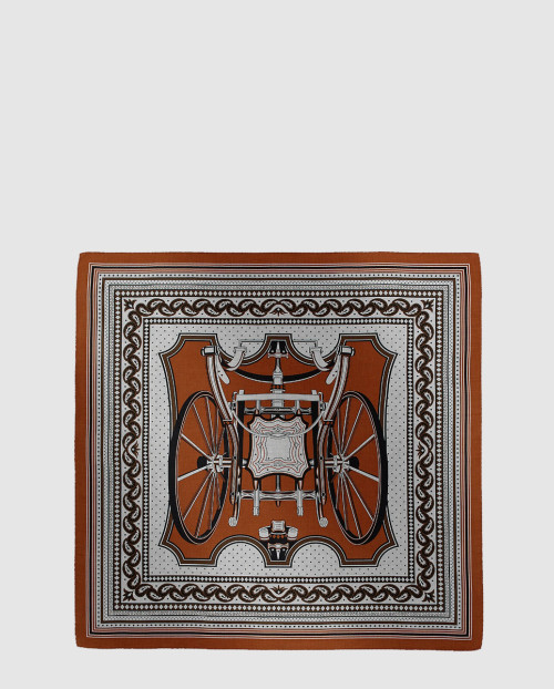 [HERMES-에르메스]Les Roues de Phaeton Bandana 숄